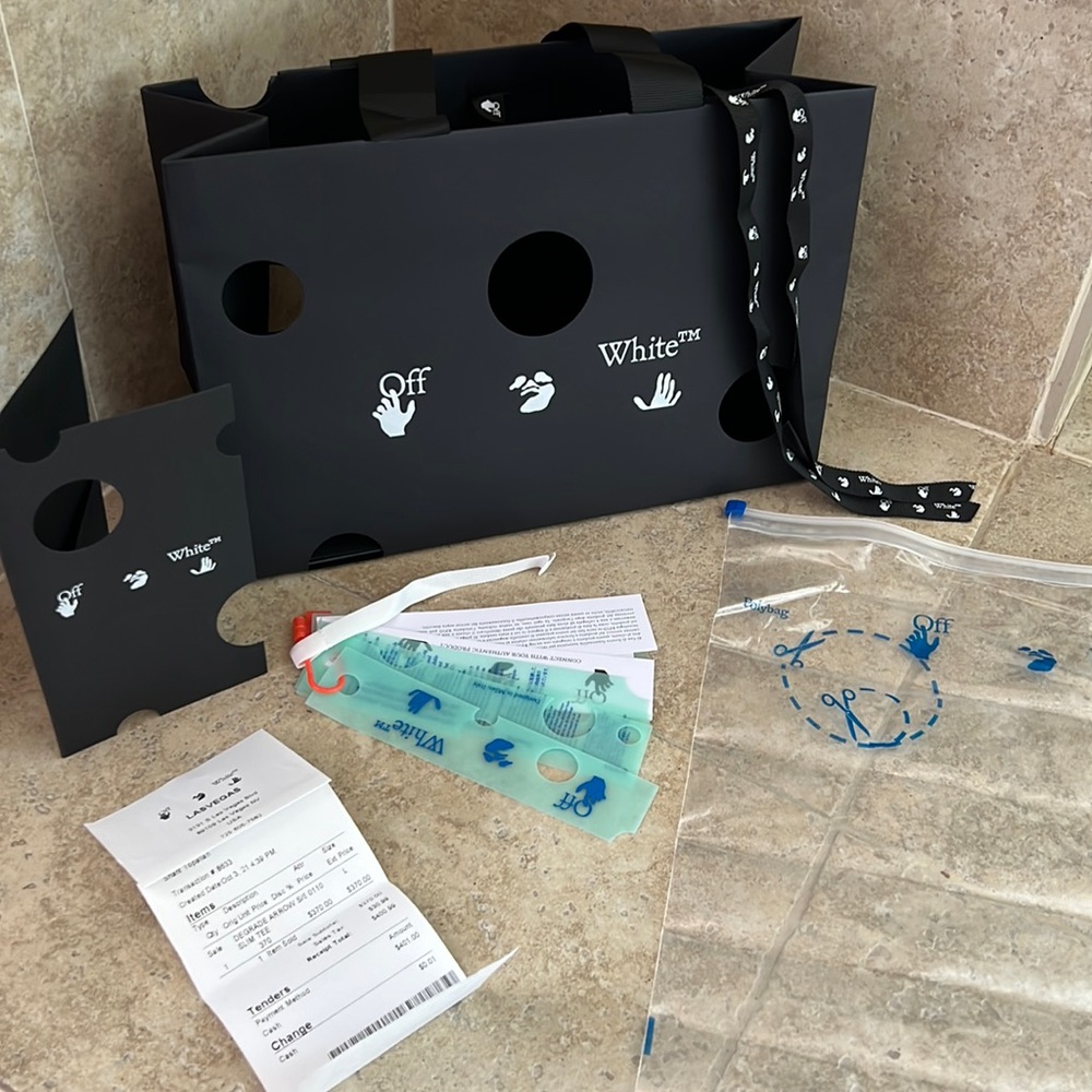 Off-White Special Edition Wynn Las Vegas Gift Bag